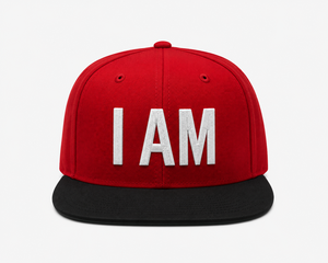Wholesale High Quality 6 Panel Custom Embroidery Snapback Hat Red Black Two Tone <b>Flat</b> Brim Hip Hop Baseball <b>Cap</b> for <b>Men</b> Women - Product Image 2
