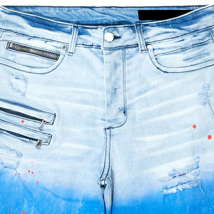 Pantalones Cortos de Mezclilla para Hombre, Estilo Casual de Verano, Lavados, de Algodón, Relajados, Ropa de Moda, Proveedor Mayorista - Product Image 1