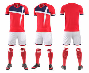 Camiseta de Fútbol Personalizada OEM, Uniforme Deportivo Sublimado de Alta Calidad para Club, Camiseta de Fútbol Roja, Precio al por Mayor - Product Image 5