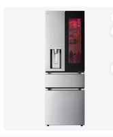 DISPONIBLE DÉS ORGANISATION DE LA PARTIE - 29 Cu. Ft. Réfrigérateur à portes françaises intelligent en acier inoxydable MyColor InstaView à dégivrage automatique, écoénergétique, garantie 3 ans
