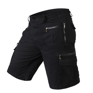 <b>Top</b> Trending Men Solid Cargo Shorts Breathable Eco-Friendly Quick Dry Washable Casual Style Canvas Fabric New Arrival - Product Image 1