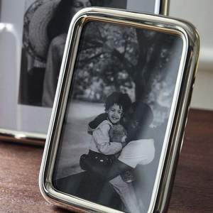Metal Rectangle Photo <b>Frame</b> Horizontal Display <b>Picture</b> <b>Frame</b> for Desk or Table Decor - Product Image 1