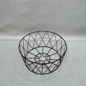 Corbeille à fruits moderne en fil métallique noir, bol de rangement décoratif pour comptoir de cuisine, table à manger, décoration intérieure - Product Image 4