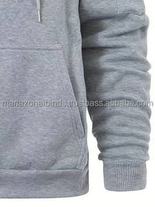 Sudaderas con Capucha de Invierno para Hombre, Casuales, Sólidas, con Media Cremallera, 100% Algodón, Logotipo y Diseño Personalizados, Ecológicas - Product Image 5