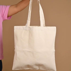 Custom Designed Large Canvas Tote Bag Rope Handle Custom Printed Letter Logo-Sport Suit <b>Personalised</b> Gift for Grocery Shopping - Product Image 1