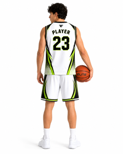 Uniforme Deportivo de Baloncesto para Hombre de Alta Calidad, Conjunto de Jersey Transpirable de Malla con Logotipo Personalizado e Impresión de Número de Jugador - Product Image 3