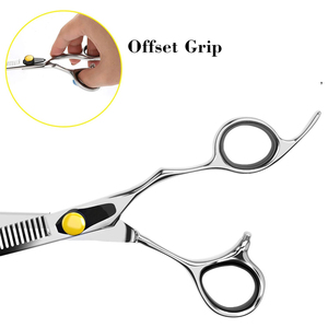 กรรไกรตัดผมมืออาชีพ J2 เหล็กกล้าไร้สนิมญี่ปุ่นคมกริบ สำหรับคนถนัดขวา เกรด A+ - Product Image 5