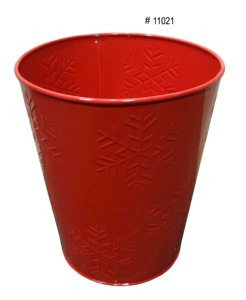 Yellow Iron Planter Pot for Home Garden Decor Modern White Metal Garden Planter - Product Image 3