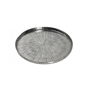 Elegante plato para mantequilla de metal con acabado de alta calidad para ocasiones formales, decoración del hogar, fiestas y reuniones festivas. - Product Image 3