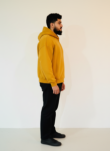 Sweat à capuche streetwear personnalisé, coupe oversize, en molleton bouclette épais, style vintage, délavé à l'acide et effet soleil. - Product Image 3