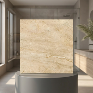 กระเบื้องพอร์ซเลนขัดเงาแบบนาโน อะตอม เบจ ขนาด 60x60 ซม. หนา 8 มม. เกรด 1 ผิวมันวาว ป้องกันกรด ป้องกันแบคทีเรีย กันลื่น - Product Image 2