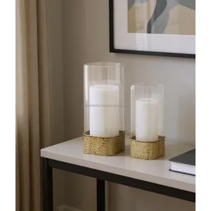 Portavelas Premium para Decoración de Mesa de Restaurante, Portavelas Rústico Estilo Granja para Decoración de Mesa de Cocina y Comedor, Zahid export - Product Image 1