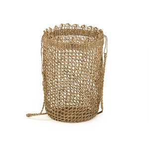 ตะกร้าสานใส่ของตกแต่งหญ้าทะเลธรรมชาติสำหรับตกแต่งบ้าน - Product Image 1