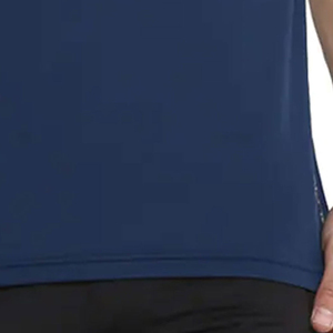 เสื้อยืดผู้ชายดีไซน์ใหม่ สกรีนโลโก้ได้ ทรงฮิปฮอป คอกลม ผ้าโพลีเอสเตอร์/คอตตอน ป้องกันขนร่วง ระบายอากาศได้ดี เหมาะสำหรับใส่ลำลอง - Product Image 4