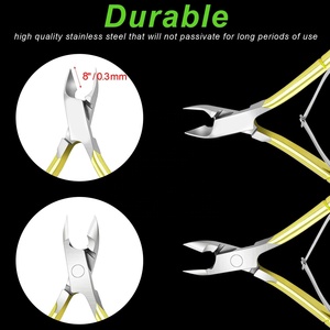 Nail Tech Tools Stainless Steel Cuticle Nipper Chrome plate Manicure Salon Cuticle Nippers - Product Image 6