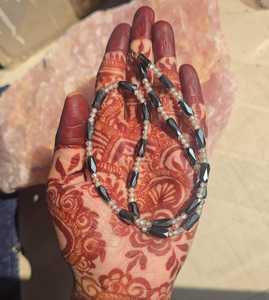 ลูกปัดมอยส์ซาไนต์ทรงแฟนซีสีขาวและสีดำขนาด 3 มม. งานแฮนด์เมด คุณภาพ AAA สำหรับทำเครื่องประดับและสินค้าอื่นๆ - Product Image 1