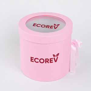Wholesale Eco-Friendly <b>Biodegradable</b> Custom Paper Tubes Cardboard <b>Packaging</b> Boxes Unique Cylinder Design Ribbon Closure Box - Product Image 2