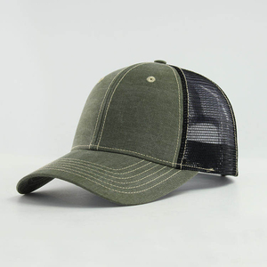 Gorra Trucker Verde de Malla, 6 Paneles, Ajustable, Transpirable, Casual, para Adultos, Primavera Verano, Unisex - Product Image 1