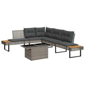 ชุดโซฟาสวนสีเทาเข้ม - Product Image 1