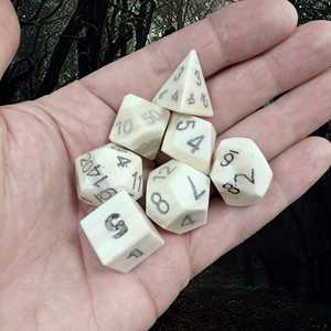 Eco-Friendly Handmade Bone <b>Dice</b> with Polished Finish - Product Image 1