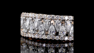 Anillo de Oro con Diamante Cultivado en Laboratorio con Corte de Pera |   Anillo de Diamantes Minimalista para Uso Diario, Ideal para la Oficina y Regalos - Product Image 4