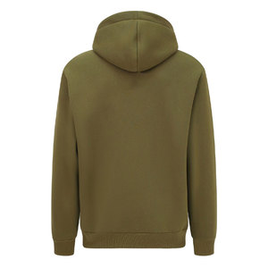 Sweat à capuche unisexe en coton épais, nouveau modèle personnalisé en molleton bouclette avec épaules tombantes, teint uni, broderie et impression pour hommes et femmes - Product Image 5
