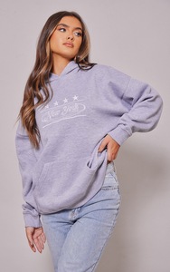 Sudadera con Capucha Informal de Invierno para Mujer, Personalizada, con Logotipo Frontal, Manga Larga, Diseño Sólido, Ajuste Holgado, Bolsillo, 100% Algodón - Product Image 4