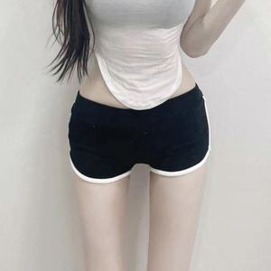 กางเกงขาสั้นกีฬาผู้ชายไซส์ใหญ่สไตล์โกธิคเอวสูงผ้าฝ้าย 100% ระบายอากาศ แห้งเร็ว เหมาะสำหรับโยคะและชายหาด รุ่นใหม่ล่าสุด รับสั่งทำแบบไม่มีลาย - Product Image 4