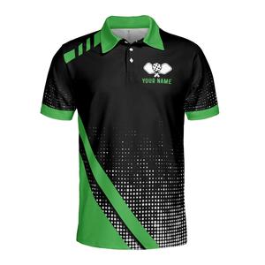 T-shirt de pickleball sportif d'été personnalisé de qualité supérieure, imprimé par sublimation, pour homme et femme, manches courtes, col à revers - Product Image 6