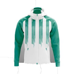 Sudaderas con Capucha Forradas para Invierno de Alta Calidad, Chaqueta Deportiva Elástica de Poliéster, Apliques y Estampados Personalizados para Fraternidades y Hermandades - Product Image 3