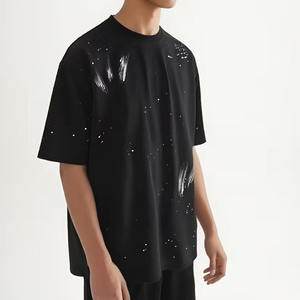 Camiseta de Hombre Oversize de Punto con Lavado Vintage de Alta Calidad, 100% Algodón Antiarrugas, Personalizada en Pakistán - Product Image 4