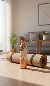 Handmade Pure <b>Copper</b> <b>Drinking</b> <b>Bottle</b> with Elegant Black Pattern Durable Leak Proof Design for Everyday Water Storage - Product Image 2