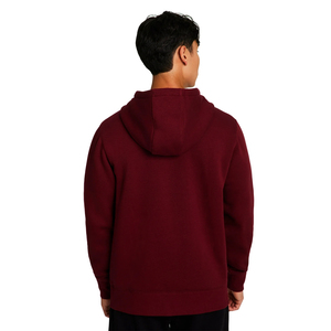 เสื้อฮู้ดผู้ชายผ้าฟลีซคอตตอน 100% แบบมีซับในสั่งทำขายส่งพร้อมปกตั้ง - Product Image 5