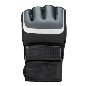 ถุงมือ MMA แบบครึ่งนิ้ว หนัง PU ถุงมือต่อสู้ MMA น้ำหนักเบาและสวมใส่สบาย ปิดด้วยแถบตีนตุ๊กแก - Product Image 4
