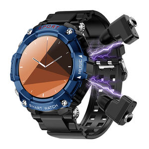 T96 Auricolari Wireless con Musica Locale, Smartwatch con Chiamate BT, Monitoraggio dell'Ossigeno nel Sangue e del Sonno, <span class=keywords><strong>2</strong></span> in 1 SmartWatch con Auricolari - Product Image 3