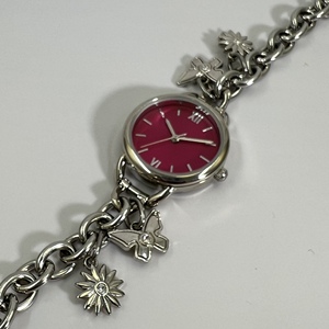 Reloj de Pulsera de Moda 1057-C para Mujer, Caja Redonda de Aleación, Cadena de Acero Inoxidable, Reloj de Cuarzo de Alta Calidad - Product Image 6