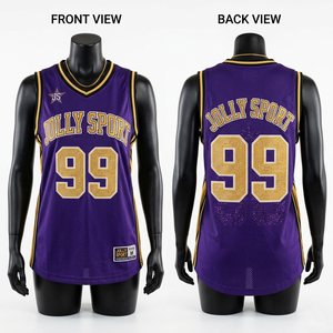 Premium 180 GSM Polyester <b>Mesh</b> Gold Basketball Jersey Side Panel Custom Sublimation Basketball Jersey Breathable - Product Image 1