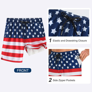 Hot Selling Plus Size Adults Sports Beach Swimming <b>Trunk</b> Shorts Breathable Custom Logo Printed Plain Dyed Swim <b>Trunk</b> Short <b>Men</b> - Product Image 5
