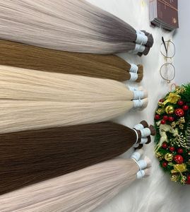 Extensiones de cabello Cabello a granel Doble dibujado 100% Cabello humano virgen vietnamita Precio al por mayor Alta calidad - Product Image 5