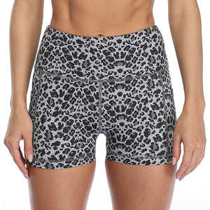 Meilleur fournisseur Shorts de sport pour femmes à taille haute, respirants, pour le yoga ou la salle de sport, design streetwear pour une utilisation en extérieur, quantité en gros - Product Image 1