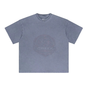 เสื้อยืดผู้ชายคุณภาพสูง เนื้อผ้าเบาสบาย ผสมผ้าฝ้าย 100% สวมใส่สบาย สไตล์ลำลอง ทรงโอเวอร์ไซส์ คอกลม แขนสั้น พิมพ์ลายดิจิทัล แห้งเร็ว - Product Image 5