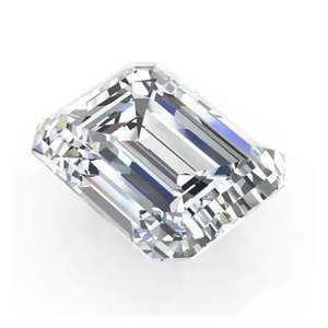 Lab Grown CVD Emerald Cut EX-VG Fancy Dark VVS IGI Certified <b>Diamond</b> for Jewelry Making Engagement <b>Ring</b> - Product Image 3