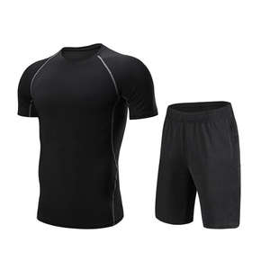 Conjuntos Deportivos de Dos Piezas para Hombre, Camiseta y Pantalones Cortos, Transpirables y que Absorben la Humedad, para Entrenamiento, Gimnasio y Running - Product Image 5