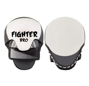 Pads de frappe de boxe en cuir synthétique pour entraînement de kickboxing (hook and jab), vente en gros, fourniture directe usine, export - Product Image 1