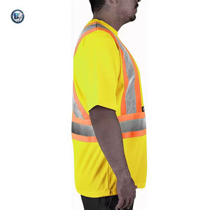 Camisa de Seguridad de Alta Visibilidad para Trabajo, Ajuste Cómodo con Detalles Reflectantes para Trabajos al Aire Libre y en Obras - Product Image 6