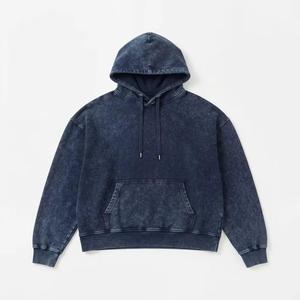Sweat-shirts confortables pour hommes, effet délavé, coupe ample, emballage personnalisé, prix compétitif et usage quotidien - Product Image 5