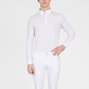 Ropa Técnica Ecuestre para Hombre, Camisas de Manga Larga para Montar a Caballo, Precio al por Mayor, Camisas de Montar a Caballo de Secado Rápido y Alta Calidad - Product Image 5