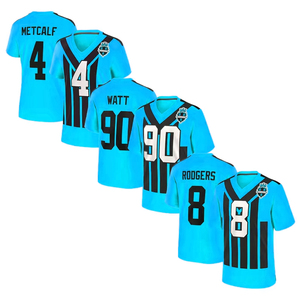 เสื้อฟุตบอลอเมริกันแบบสั่งทำปี 2026 ดีไซน์พิเศษ เย็บอย่างดี รุ่นล่าสุด สไตล์เสื้อกีฬาแบบซับลิเมชั่น - Product Image 1
