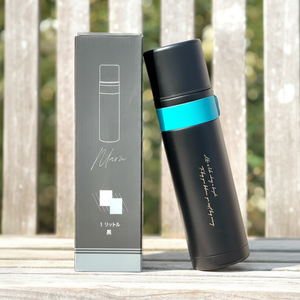 Botella Deportiva de Vacío de Alta Calidad de 1L, Acero Inoxidable SUS 304, Revestimiento Cerámico Gris, Diseño Clásico, Aislamiento Térmico de 6/9 Horas, MARU MRTI-1000 - Product Image 1