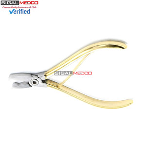 Pince dentaire orthodontique Dela Rosa plaquée or, outil de pliage de fil orthodontique, instrument chirurgical - Product Image 6